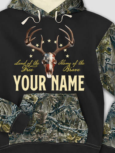 American Hunter : Printed 2-Tone Camo Hoodies