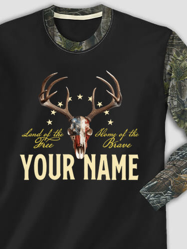 American Hunter : Printed 2-Tone Camo Long Sleeves