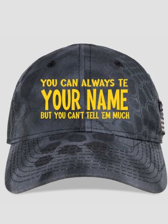 Can't Tell 'Em Much : Embroidered Kryptek Tactical Camo Hats
