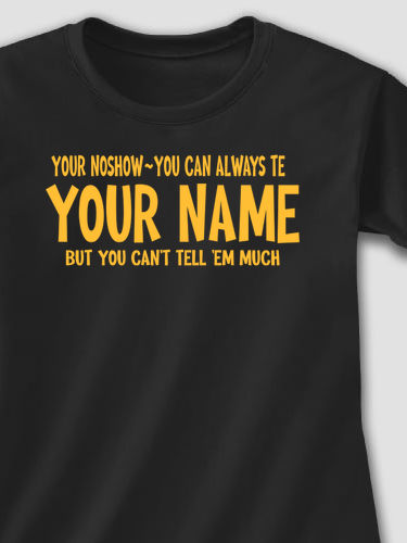 Can't Tell 'Em Much : Adult Ladies Fitted T-Shirt