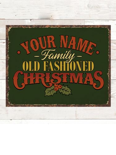 Old Fashioned Christmas : Tin Signs