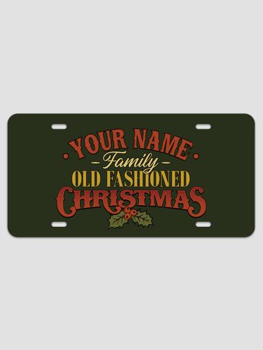 Old Fashioned Christmas : License Plates