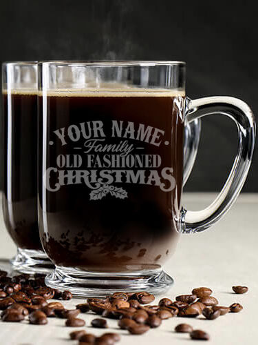 Old Fashioned Christmas : Coffee Mugs - Engraved