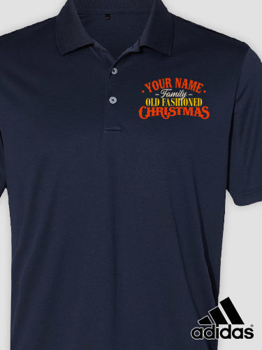 Old Fashioned Christmas : Embroidered Adidas&reg; Polo Shirts