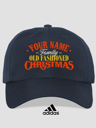Old Fashioned Christmas : Embroidered Adidas&reg; Hats