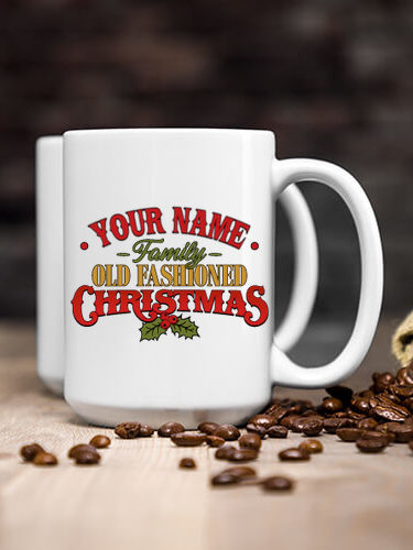 Old Fashioned Christmas : Ceramic Coffee Mugs