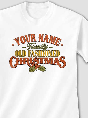Old Fashioned Christmas : Printed T-Shirts