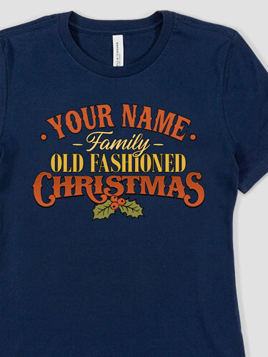 Old Fashioned Christmas : Premium Ladies T-Shirts