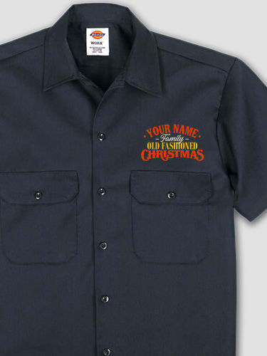 Old Fashioned Christmas : Embroidered Work Shirts