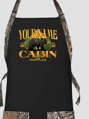 Bear Cabin : Printed 2-Tone Aprons
