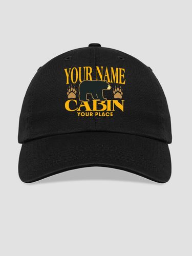 Bear Cabin : Embroidered Baseball Hats