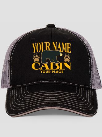 Bear Cabin : Embroidered Trucker Hats