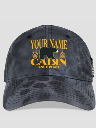 Bear Cabin : Embroidered Kryptek Tactical Camo Hats
