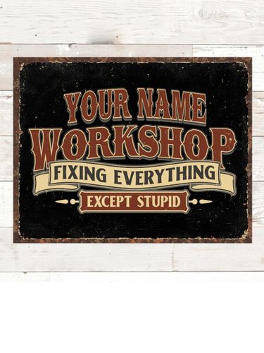 Workshop : Tin Signs