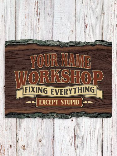 Workshop : Faux Sliced Log Plaque