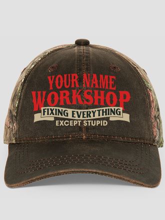 Workshop : Embroidered 2-Tone Camo Hats