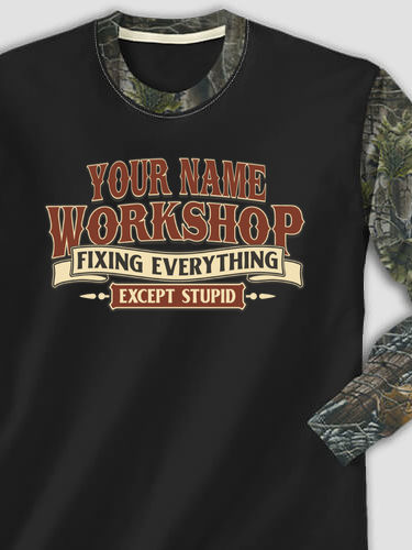 Workshop : Printed 2-Tone Camo Long Sleeves