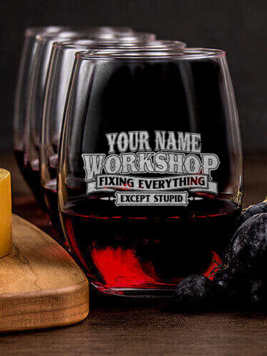 Workshop : Cheese Board Wine Glass Gift Sets - Engraved