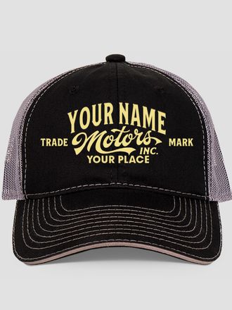 Motors : Embroidered Trucker Hats