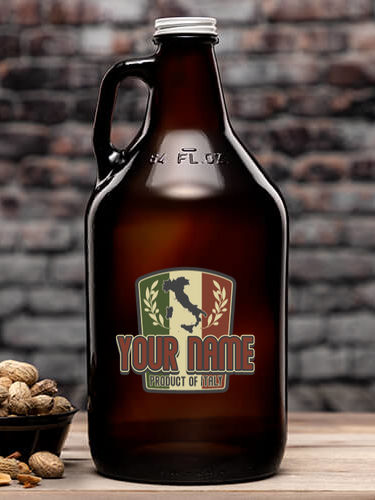 Product Of Italy : Beer Growlers - Color Printed