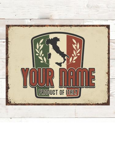 Product Of Italy : Tin Signs