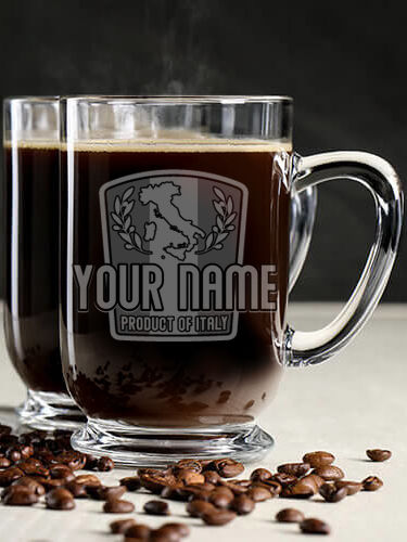 Product Of Italy : Coffee Mugs - Engraved