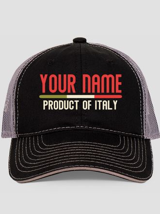 Product Of Italy : Embroidered Trucker Hats