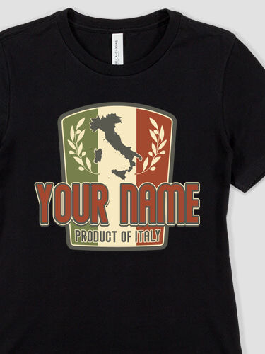 Product Of Italy : Premium Ladies T-Shirts