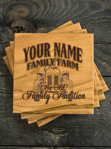 Farming Family Tradition : Coasters - Engraved