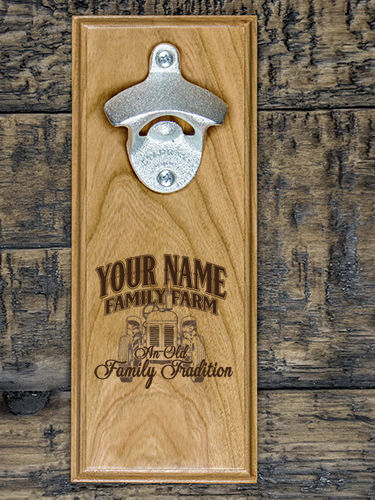 Farming Family Tradition : Bottle Openers - Engraved