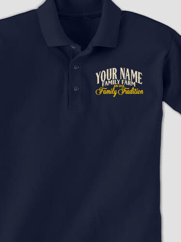 Farming Family Tradition : Embroidered Polo Shirts