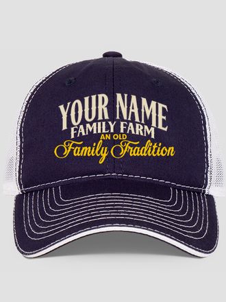 Farming Family Tradition : Embroidered Trucker Hats
