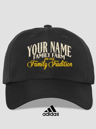 Farming Family Tradition : Embroidered Adidas&reg; Hats