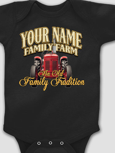 Farming Family Tradition : Printed Baby Bodysuits