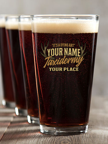 Taxidermy : Pint Glasses - Color Printed