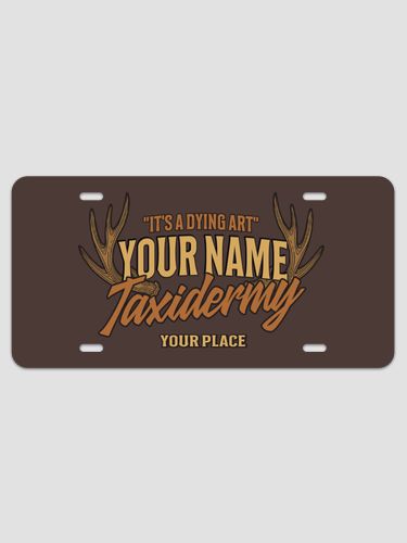 Taxidermy : License Plates