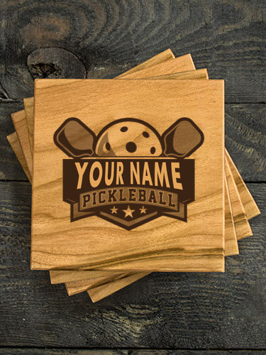 Pickleball : Coasters - Engraved