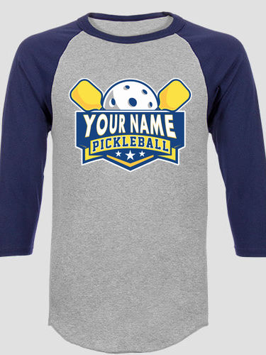 Pickleball : Printed Raglan Shirts