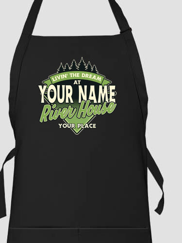 Livin' The Dream River House : Printed Aprons