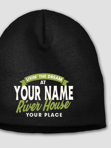 Livin' The Dream River House : Embroidered Beanies
