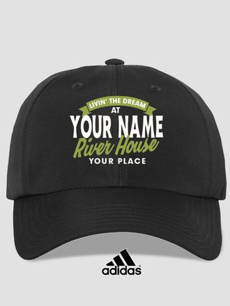 Livin' The Dream River House : Embroidered Adidas&reg; Hats