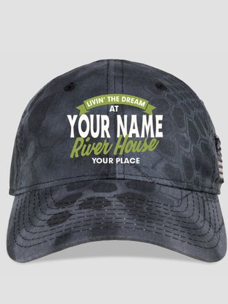 Livin' The Dream River House : Embroidered Kryptek Tactical Camo Hats