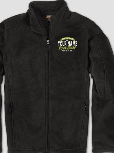 Livin' The Dream River House : Embroidered Fleece Jackets