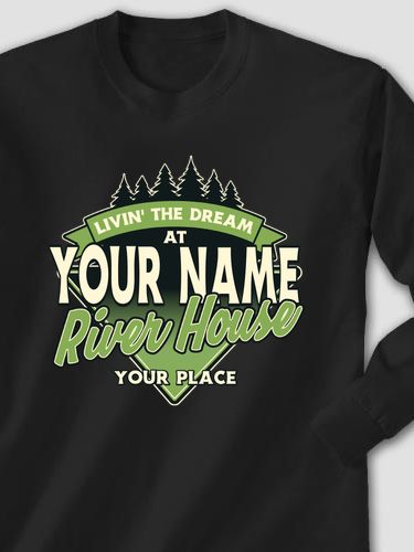 Livin' The Dream River House : Printed Long Sleeves
