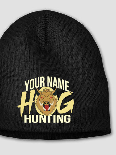 Hog Hunting : Embroidered Beanies