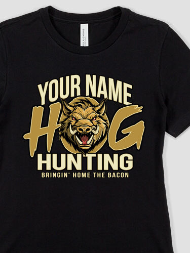 Hog Hunting : Premium Ladies T-Shirts