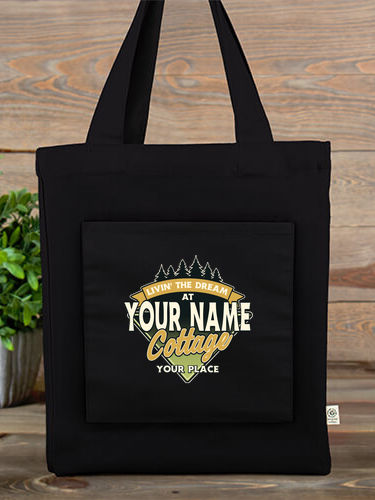 Livin' The Dream Cottage : Canvas Totes