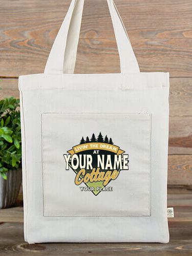 Livin' The Dream Cottage : Canvas Totes