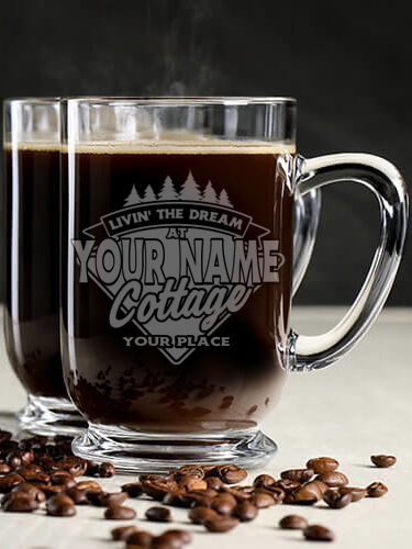 Livin' The Dream Cottage : Coffee Mugs - Engraved