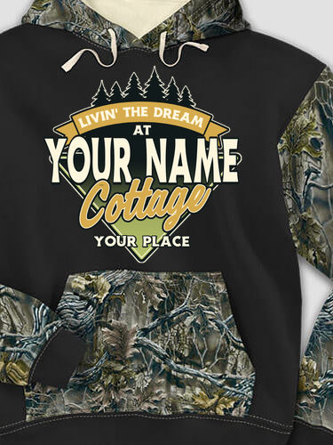 Livin' The Dream Cottage : Printed 2-Tone Camo Hoodies